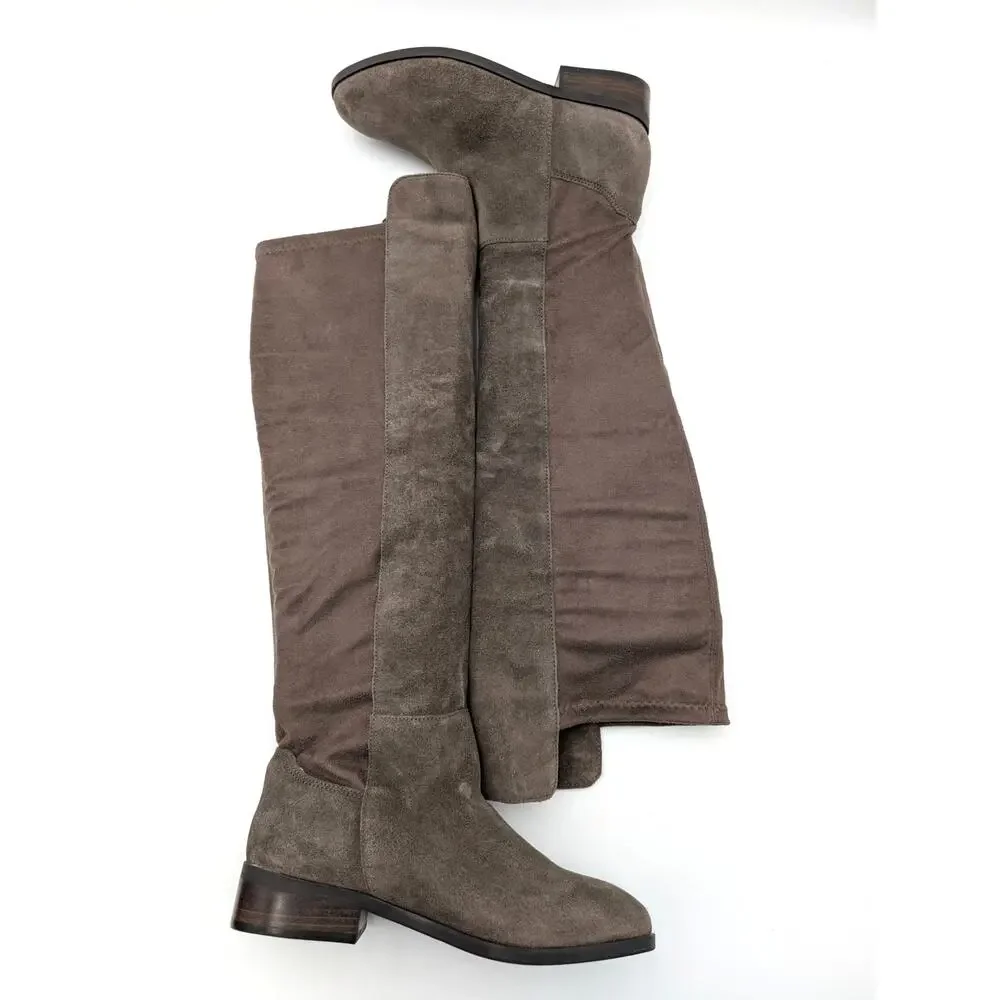 Lucky Brand Calypso Over the Knee Boots Women's Cappuccino Size US6M EU36.5